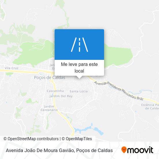 Avenida João De Moura Gavião mapa