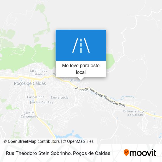 Rua Theodoro Stein Sobrinho mapa