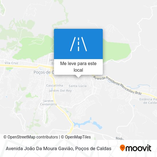Avenida João Da Moura Gavião mapa