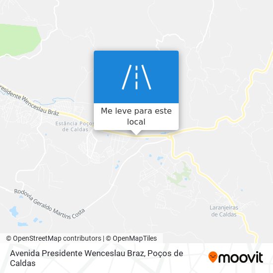 Avenida Presidente Wenceslau Braz mapa