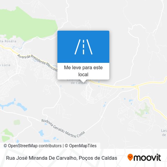 Rua José Miranda De Carvalho mapa