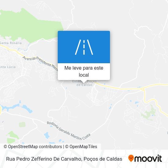 Rua Pedro Zefferino De Carvalho mapa