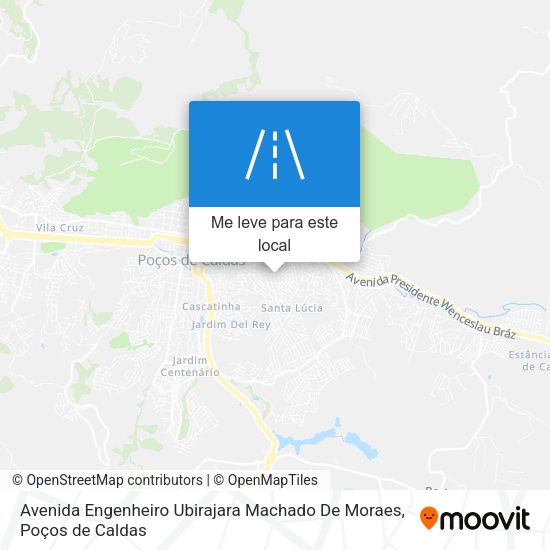 Avenida Engenheiro Ubirajara Machado De Moraes mapa