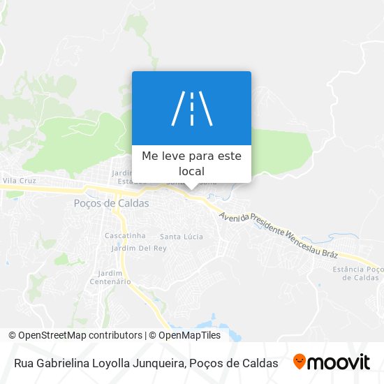 Rua Gabrielina Loyolla Junqueira mapa