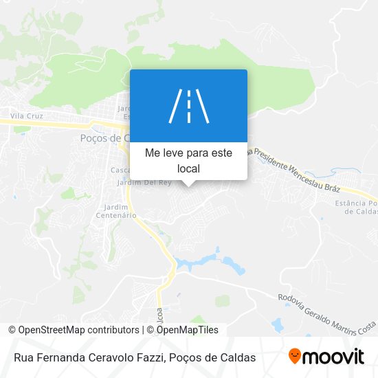 Rua Fernanda Ceravolo Fazzi mapa