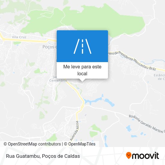 Rua Guatambu mapa