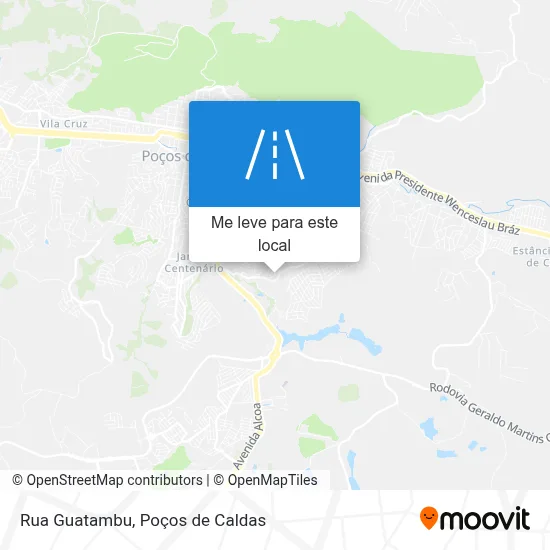 Rua Guatambu mapa