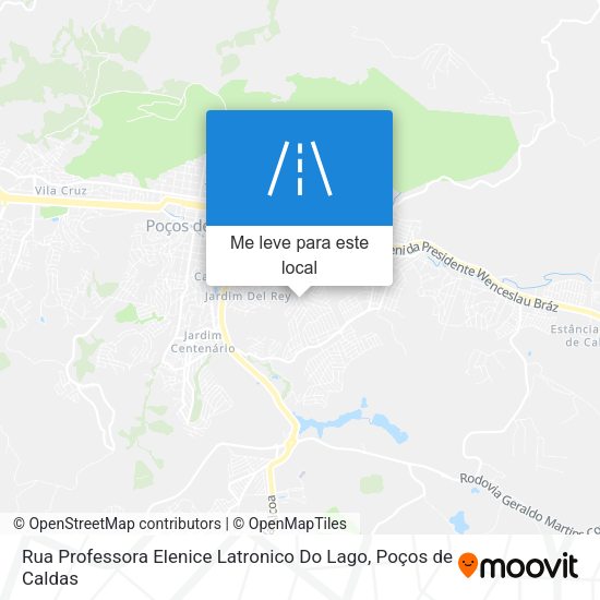 Rua Professora Elenice Latronico Do Lago mapa