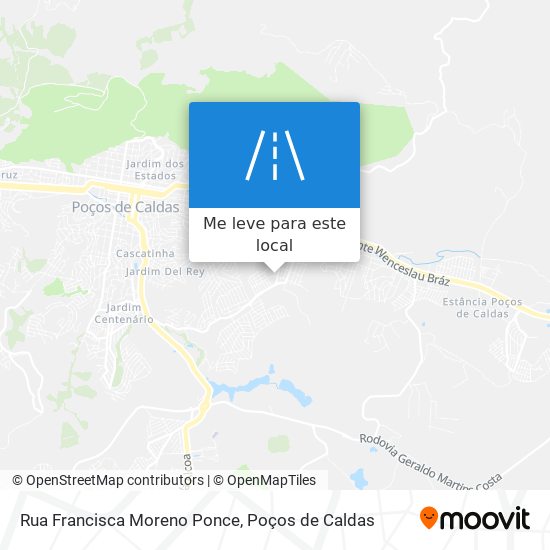 Rua Francisca Moreno Ponce mapa
