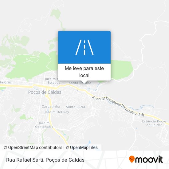 Rua Rafael Sarti mapa