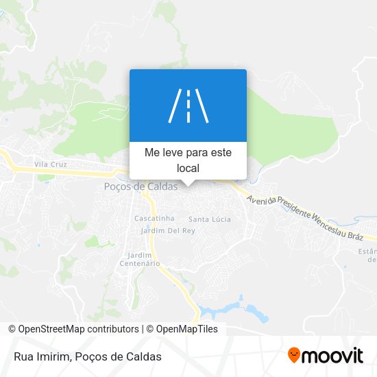 Rua Imirim mapa