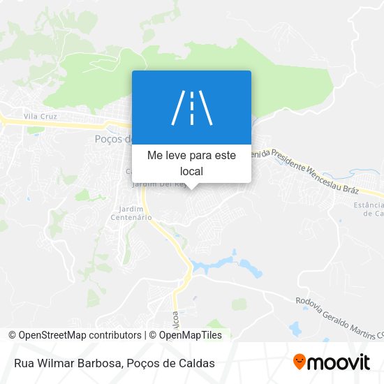 Rua Wilmar Barbosa mapa