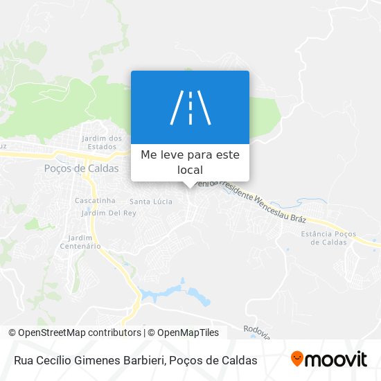 Rua Cecílio Gimenes Barbieri mapa