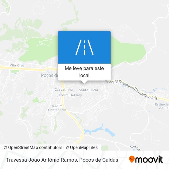 Travessa João Antônio Ramos mapa