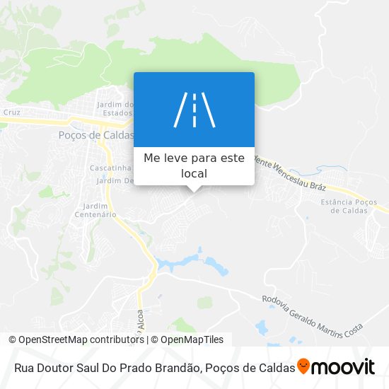 Rua Doutor Saul Do Prado Brandão mapa