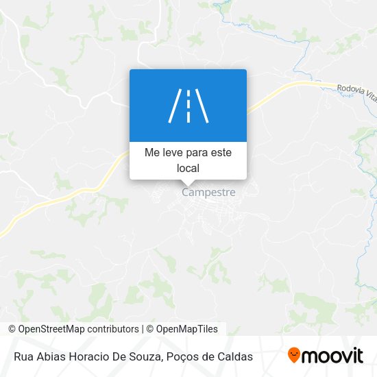 Rua Abias Horacio De Souza mapa