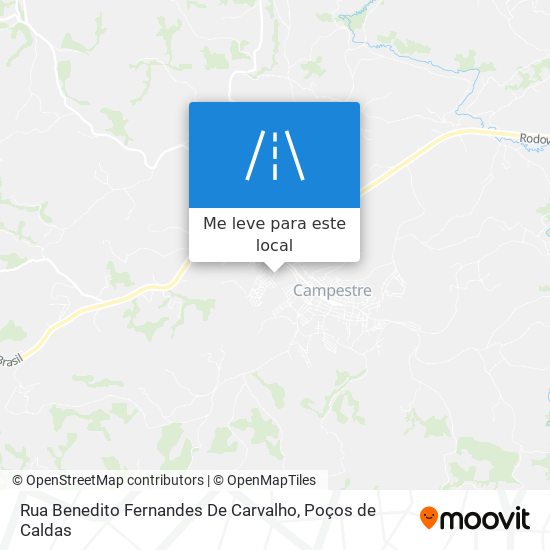 Rua Benedito Fernandes De Carvalho mapa