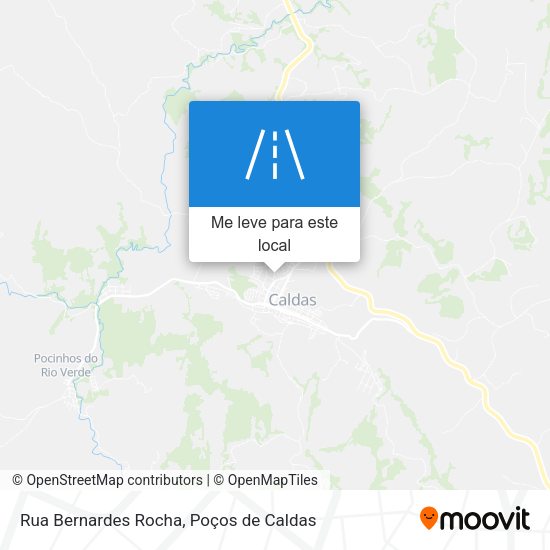 Rua Bernardes Rocha mapa