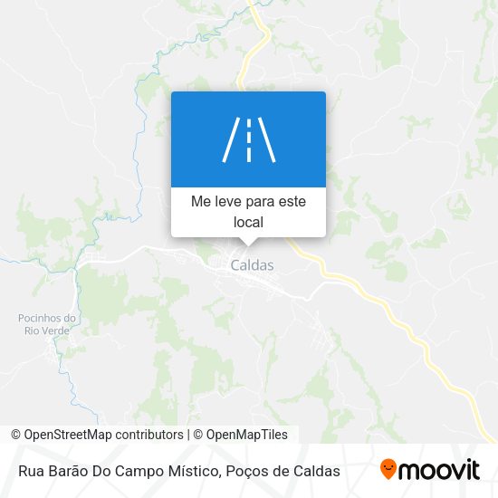 Rua Barão Do Campo Místico mapa