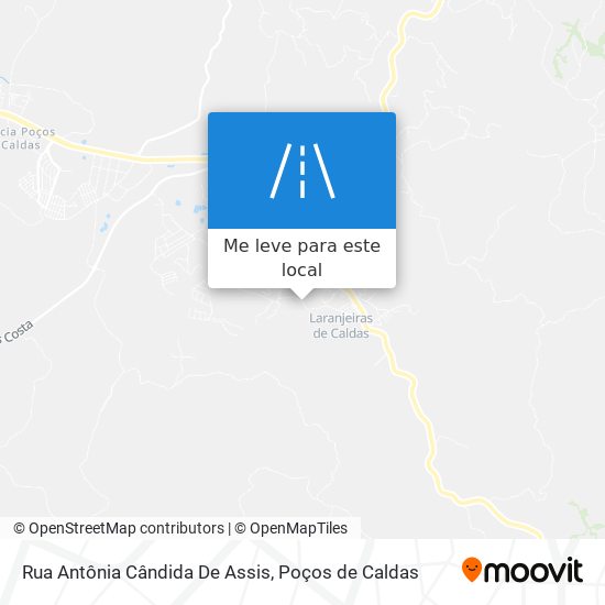 Rua Antônia Cândida De Assis mapa