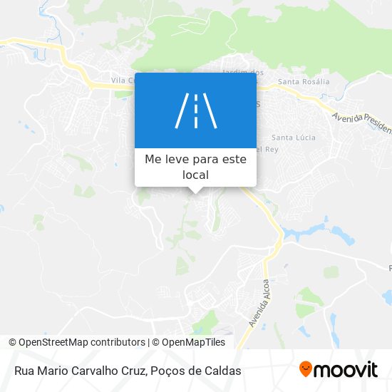 Rua Mario Carvalho Cruz mapa