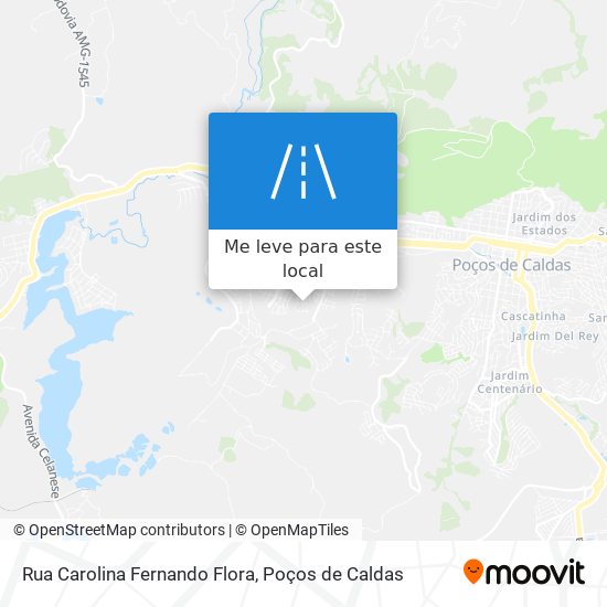 Rua Carolina Fernando Flora mapa