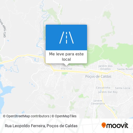 Rua Leopoldo Ferreira mapa