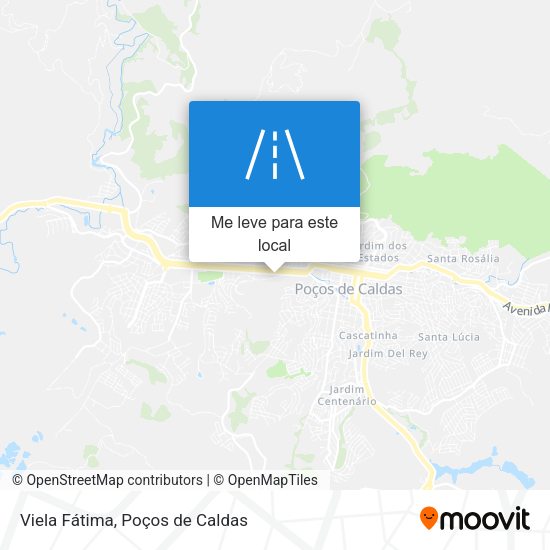 Viela Fátima mapa