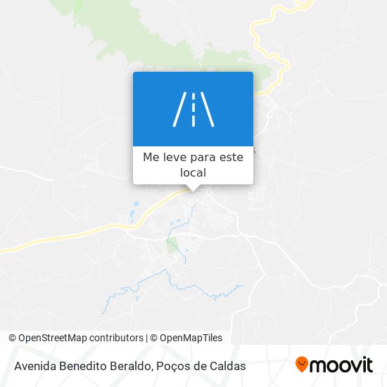Avenida Benedito Beraldo mapa