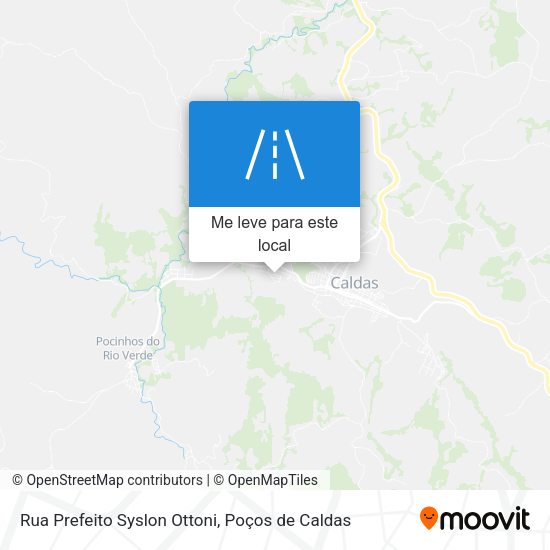 Rua Prefeito Syslon Ottoni mapa