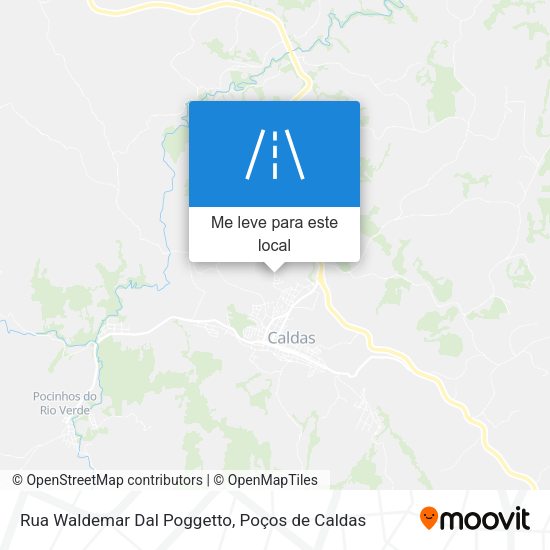 Rua Waldemar Dal Poggetto mapa