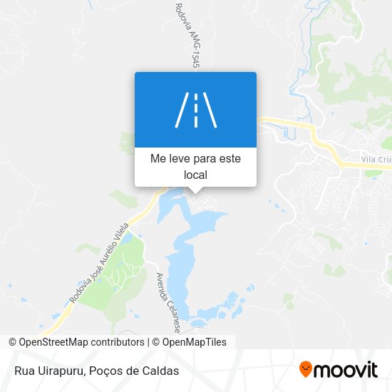 Rua Uirapuru mapa