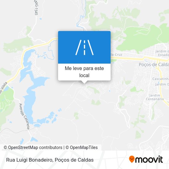 Rua Luigi Bonadeiro mapa