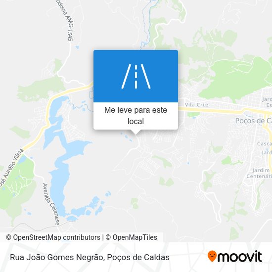 Rua João Gomes Negrão mapa