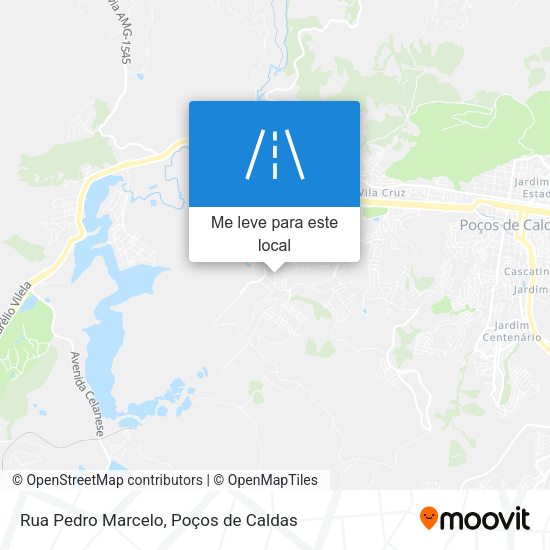 Rua Pedro Marcelo mapa