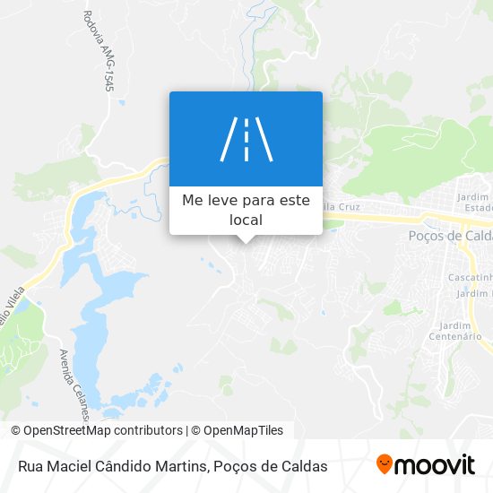 Rua Maciel Cândido Martins mapa