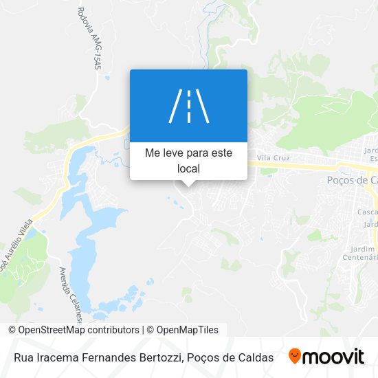 Rua Iracema Fernandes Bertozzi mapa