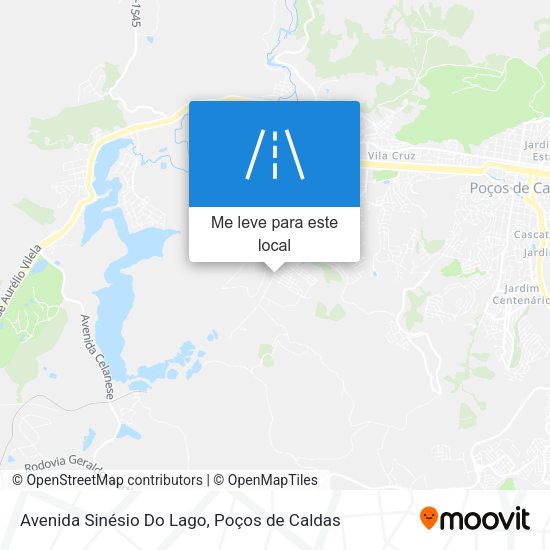 Avenida  Sinésio Do Lago mapa
