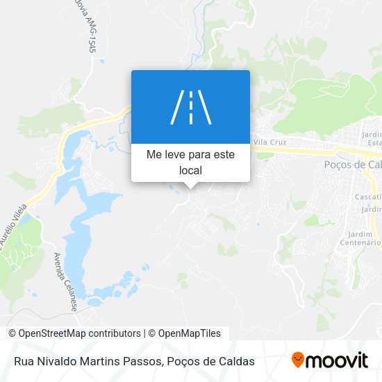 Rua Nivaldo Martins Passos mapa