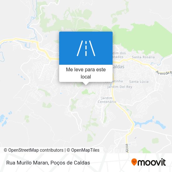 Rua Murilo Maran mapa