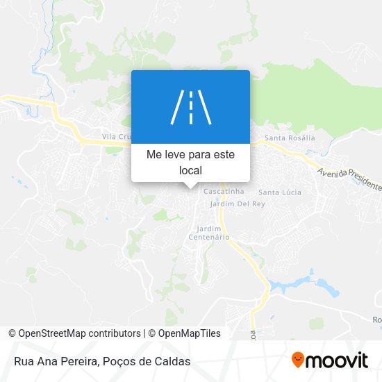 Rua Ana Pereira mapa