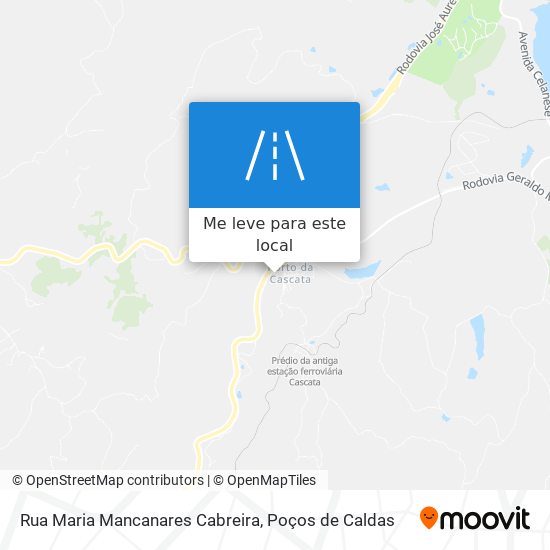 Rua Maria Mancanares Cabreira mapa