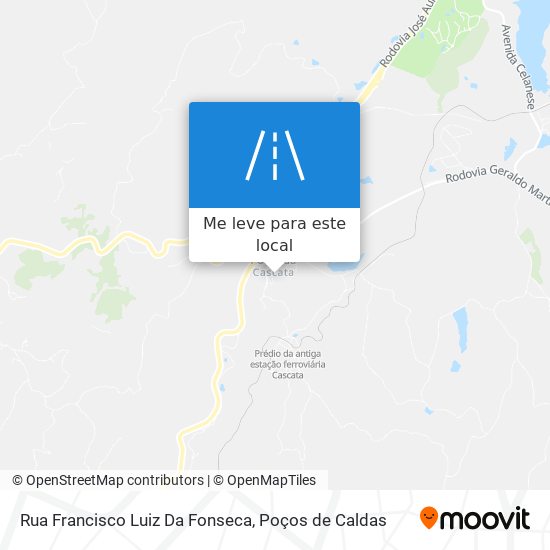 Rua Francisco Luiz Da Fonseca mapa