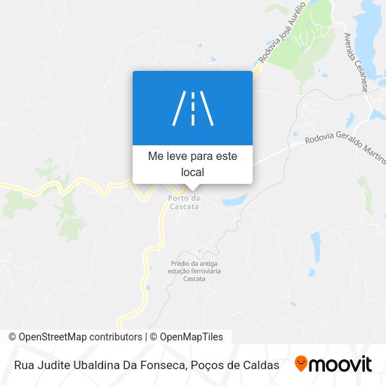Rua Judite Ubaldina Da Fonseca mapa