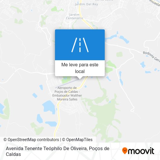 Avenida Tenente Teóphilo De Oliveira mapa