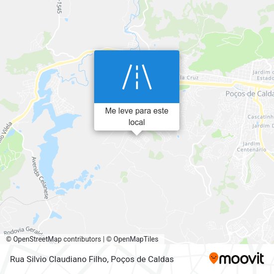 Rua Silvio Claudiano Filho mapa
