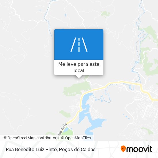 Rua Benedito Luiz Pinto mapa