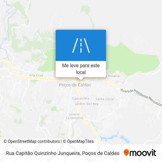 Rua Capitão Quinzinho Junqueira mapa