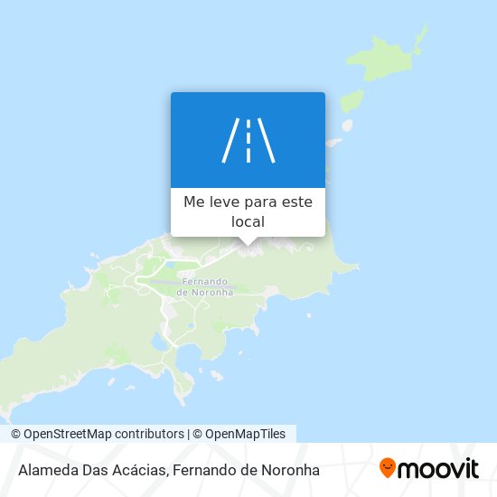 Alameda Das Acácias mapa