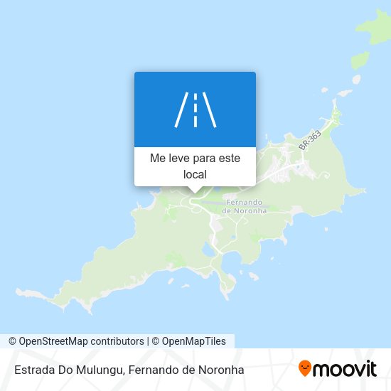 Estrada Do Mulungu mapa